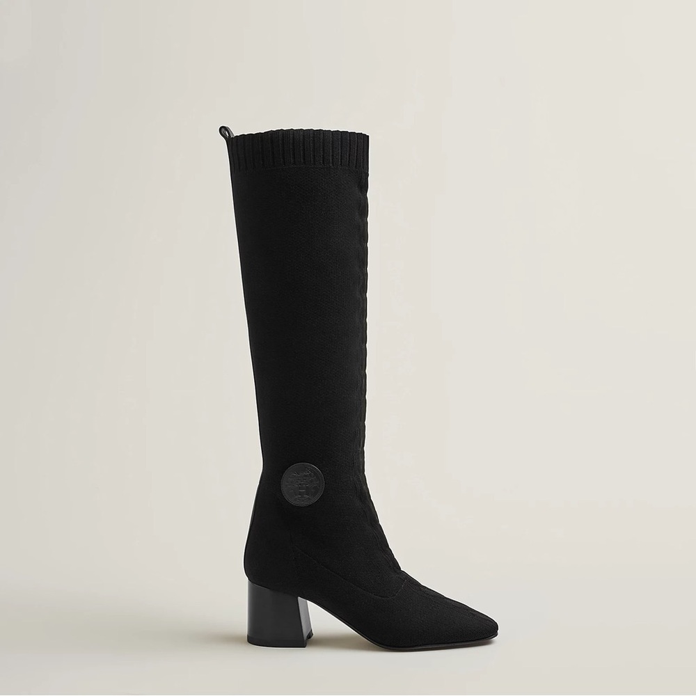 Hermes Fontaine 60 Black Boots excellent condition - Picture 4 of 15